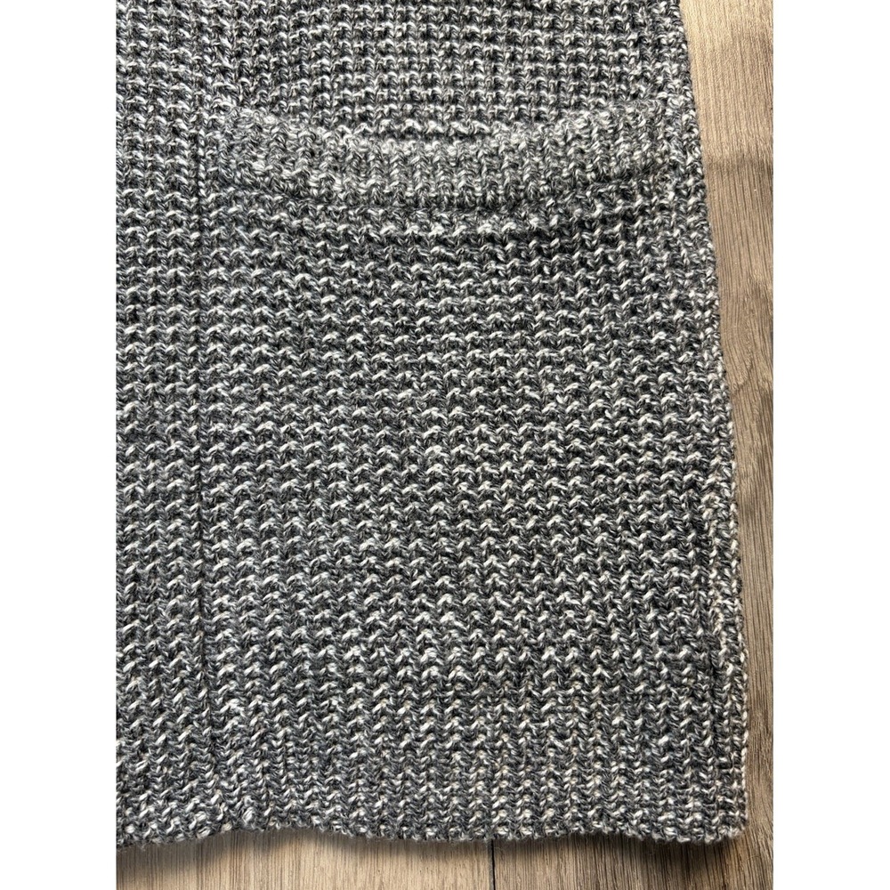 Armani Exchange Gray Button Cardigan Sweater Wool Cotton Pockets Cozy Mens M - Picture 7 of 9